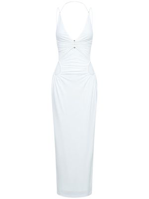 Dion Lee Rivet cut-out maxi dress - White