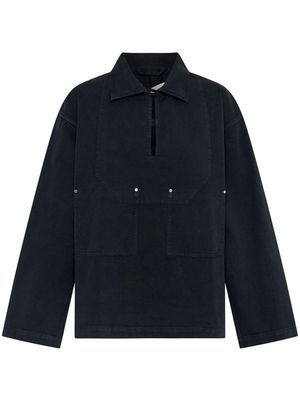 Dion Lee Riveted pullover shirt jacket - Black