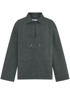 Dion Lee Riveted pullover shirt jacket - Grey