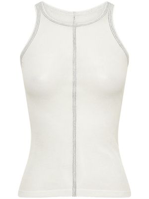 Dion Lee round-neck sleeveless tank top - IVORY