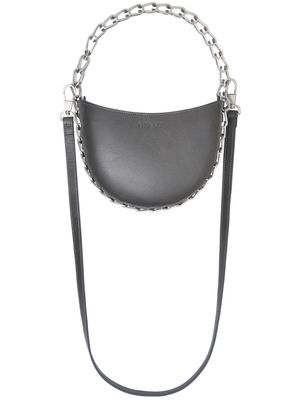 Dion Lee small Circle Chain shoulder bag - Grey