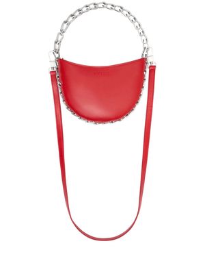 Dion Lee small Circle Chain shoulder bag - Red