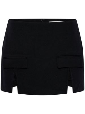 Dion Lee split-hem mini skirt - Black