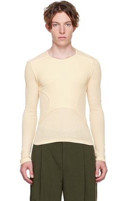 Dion Lee SSENSE Exclusive Off-White Long Sleeve T-Shirt