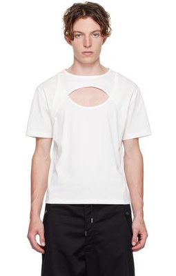 Dion Lee SSENSE Exclusive White T-Shirt