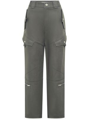 Dion Lee Tactical straight-leg cargo trousers - Green