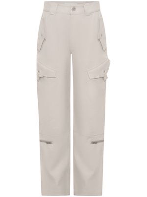 Dion Lee Tactical straight-leg cargo trousers - Neutrals