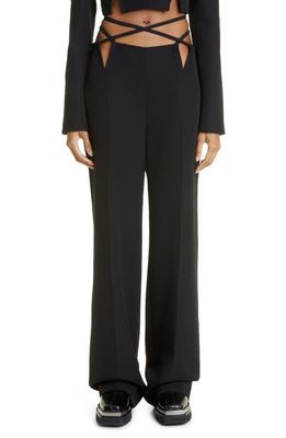 Dion Lee V-Wire Cutout Waist Trousers in Black
