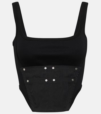 Dion Lee Workwear cotton corset top