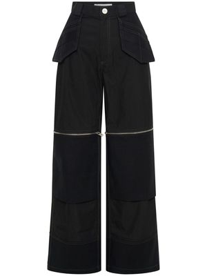 Dion Lee Workwear straight-leg trousers - Black