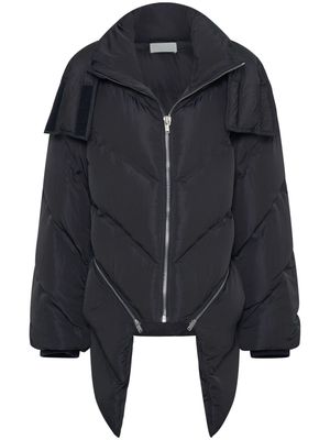Dion Lee zip-detail quilted padded jacket - Black
