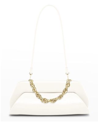 Dioni Faux-Leather Chain Shoulder Bag