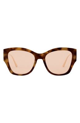 DIOR 30Montaigne B2U 54mm Square Sunglasses in Blonde Havana /Violet