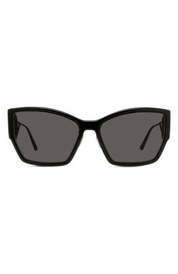 DIOR 30Montaigne S2U 60mm Butterfly Sunglasses in Black/Grey