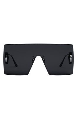 DIOR 30Montaigne Shield Sunglasses in Shiny Gunmetal /Smoke