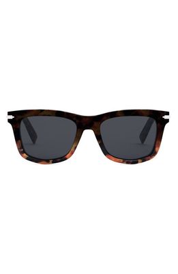 DIOR 53mm Square Sunglasses in Blonde Havana /Smoke