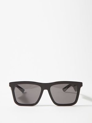 Dior - B27 D-frame Acetate Sunglasses - Mens - Black