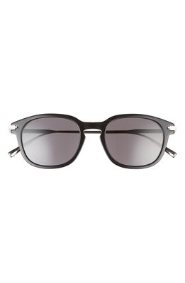 Dior Blacksuit 50mm Sunglasses in Shiny Black /Smoke
