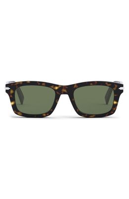 DIOR Blacksuit 59mm Square Sunglasses in Dark Havana /Green