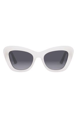 DIOR bobby B1U 52mm Butterfly Sunglasses in White
