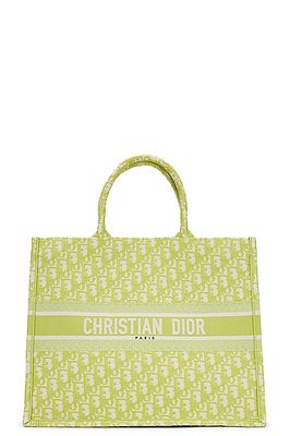 Dior Book Tote Bag in Green