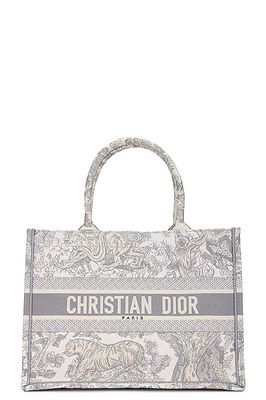 Dior Book Tote Bag in Grey