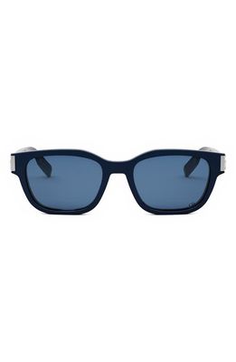 DIOR CD Icon S1I 54mm Geometric Sunglasses in Shiny Blue /Blue