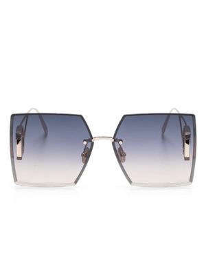Dior Eyewear 30Montaigne square-frame sunglasses - Gold