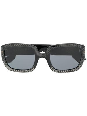 Dior Eyewear abstract pattern sunglasses - Black