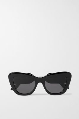 DIOR Eyewear - Bobby Cat-eye Acetate And Gold-tone Sunglasses - Black