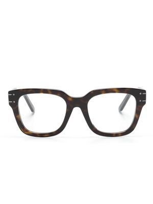 Dior Eyewear DiorSignature S5I square-frame glasses - Brown