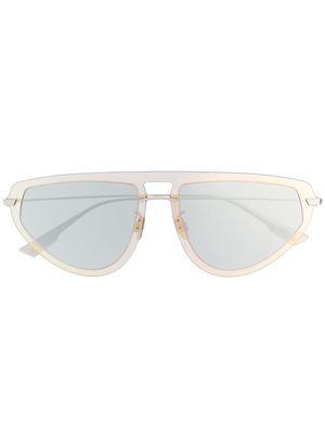 Dior Eyewear geometric-frame sunglasses - Silver
