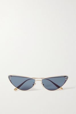 DIOR Eyewear - Missdior B1u Cat-eye Gold-tone Sunglasses - Blue