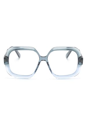 Dior Eyewear Prismeo S1I geometric-frame glasses - Blue