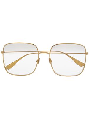 Dior Eyewear Stella oversized sunglasses - Gold