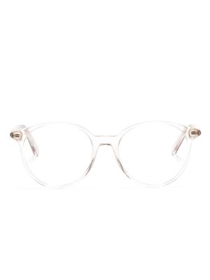 Dior Eyewear transparent round-frame glasses - Neutrals