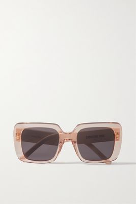 DIOR Eyewear - Wildior S3u Square-frame Acetate Sunglasses - Pink