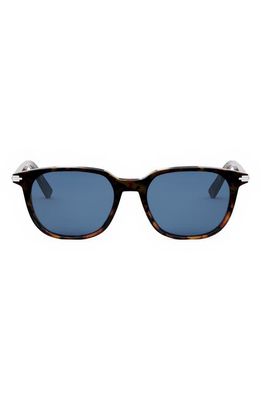 'DiorBlackSuit S12I 52mm Oval Sunglasses in Havana/Other /Blue 