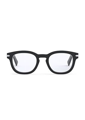 DiorBlackSuito R4I 50MM Oval Glasses
