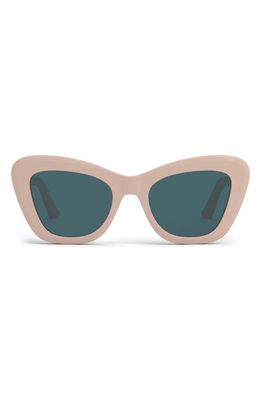 'DiorBobby B1U 52mm Cat Eye Sunglasses in Shiny Pink /Green