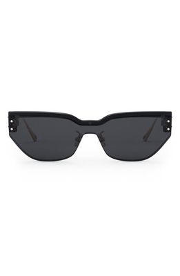'DiorClub M3U Mask Sunglasses in Grey /Smoke