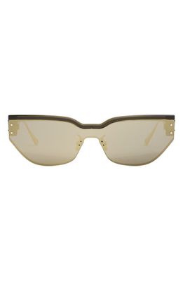 'DiorClub M3U Mask Sunglasses in Shiny Dark Brown /Mirror