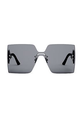 DiorClub M5U Palladium Geometric Sunglasses