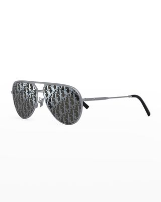 Dioressential Metal Aviator Sunglasses