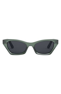 'DiorMidnight B1I 53mm Butterfly Sunglasses in Dark Green/Other /Smoke