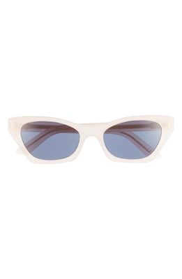 'DiorMidnight B1I 53mm Butterfly Sunglasses in Matte Pink /Blue