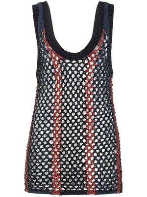 diotima Dennis Marina mesh tank top - Blue