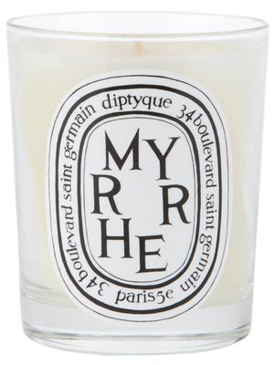 Diptyque 'Myrrhe' candle - White