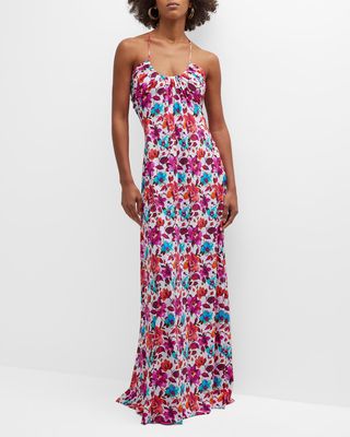 Dirin Floral-Printed Maxi Dress