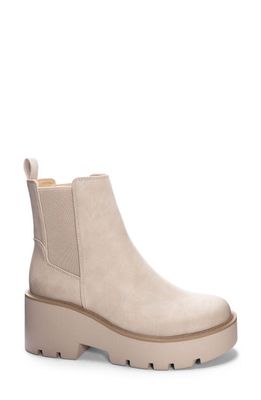 Dirty Laundry Platform Chelsea Boot in Taupe